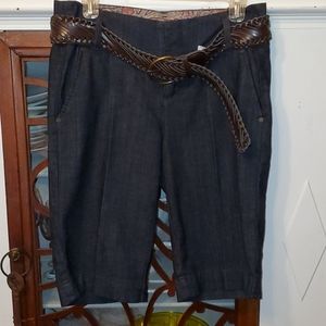 Denim bermuda style shorts !